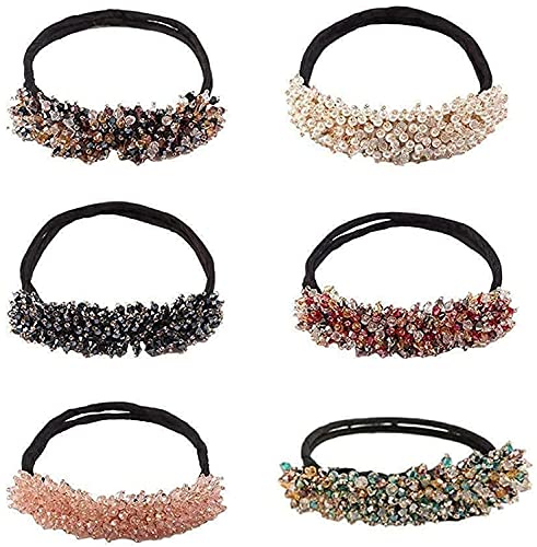 Deysen Hair Bun Maker Set - 6 Pcs Magic Rhinestone Easy Bun Maker for Women & Girls | DIY Hair Styling Tool for Ballet, Ponytail & Updo Hairstyles | Perfect for Weddings, Parties & Daily Hair Accessories