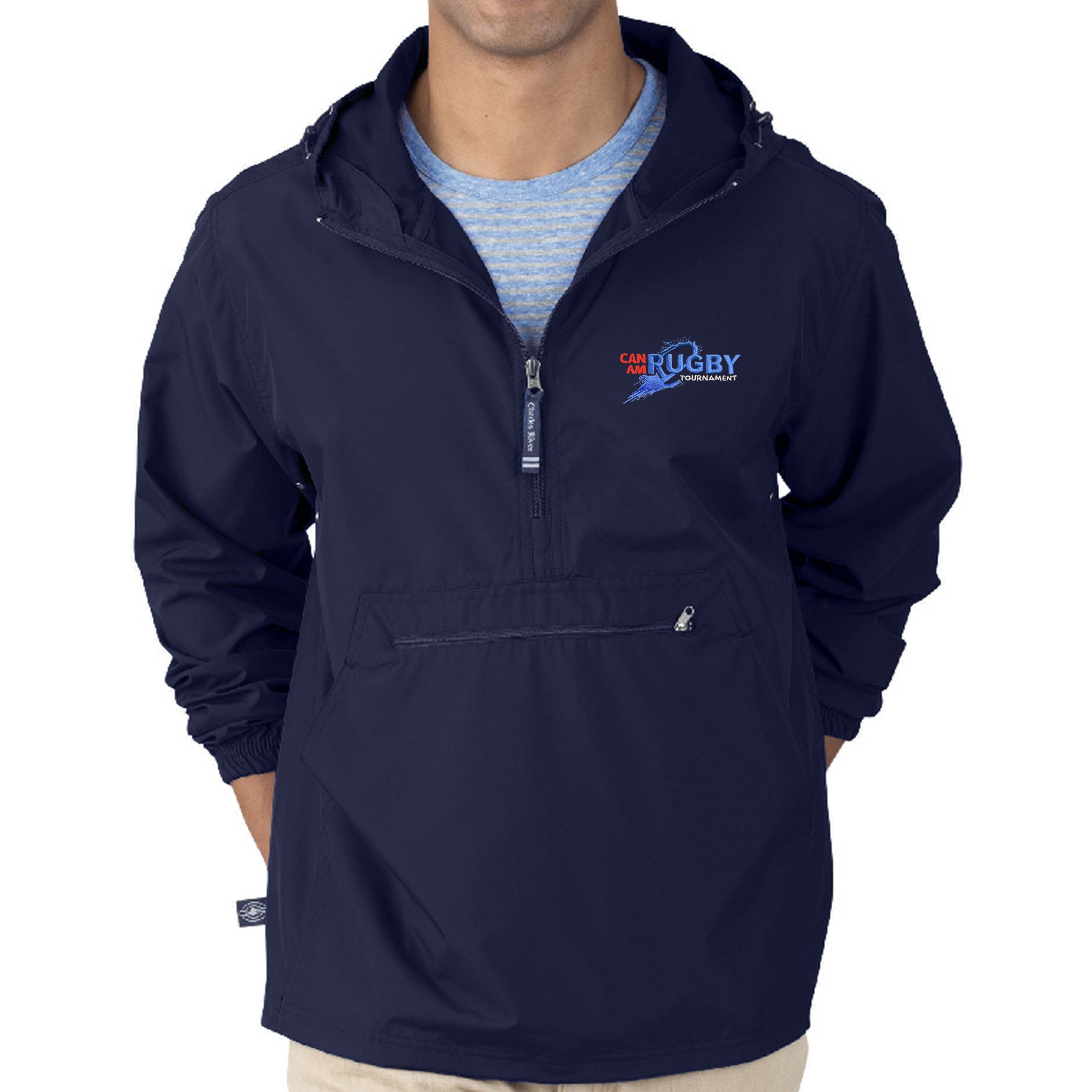 Can Am Rugby Pack N Go Pullover - Men's Lightweight Travel Hoodie for Outdoor Sports & Casual Wear | Perfect for Rugby, Hiking, and Everyday Comfort