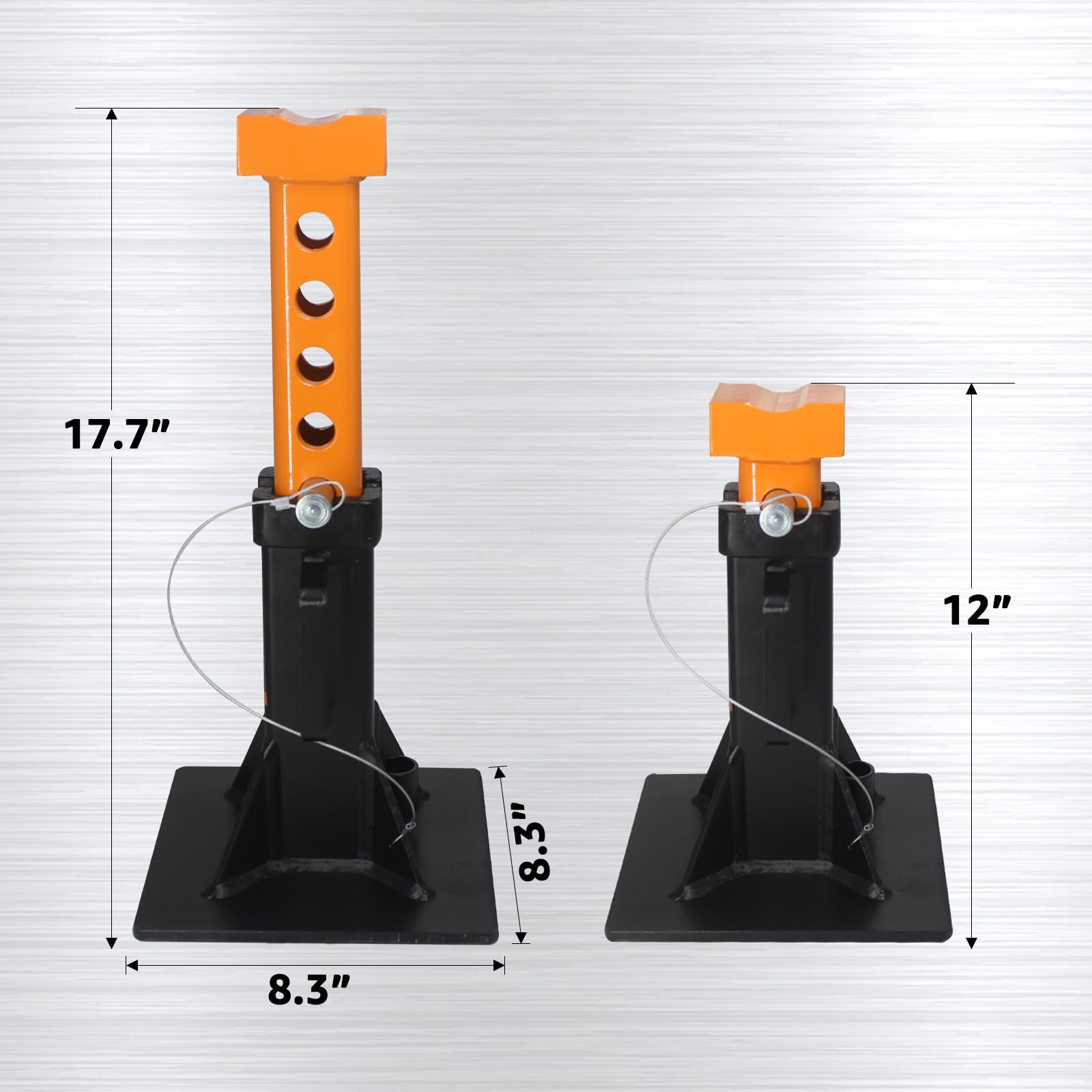 Bestool Heavy Duty 14 Ton (28,000 lbs) Car Jack Stands with Security Locking Pins - 2 Pack for Auto Repair, Vehicle Maintenance & Off-Road Support