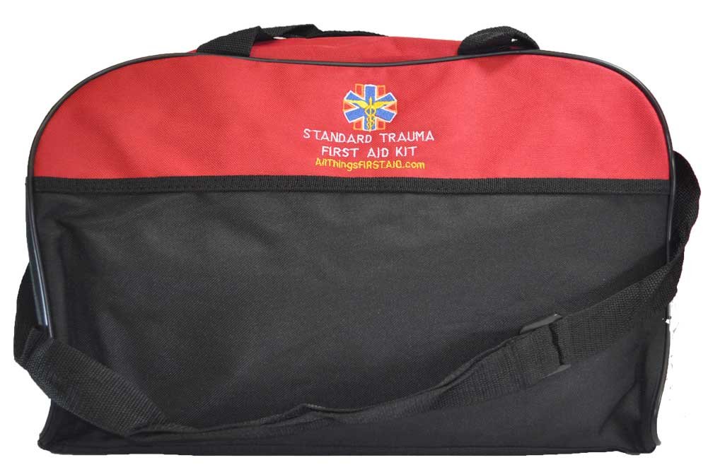 Professional Standard Trauma First Aid Kit - Fully Stocked Emergency Medical Supplies for Business & Workplace Safety | Ideal for Offices, Factories & Emergency Preparedness