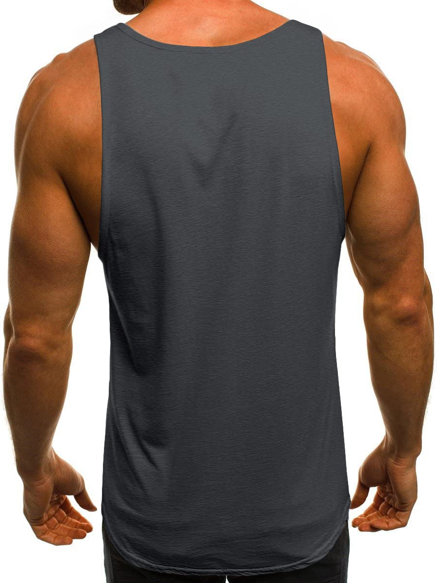 Men's Sleeveless Stringer Muscle Tank Top for Bodybuilding, Gym & Fitness Workouts - Lightweight & Breathable for Training, Running & Athletic Performance