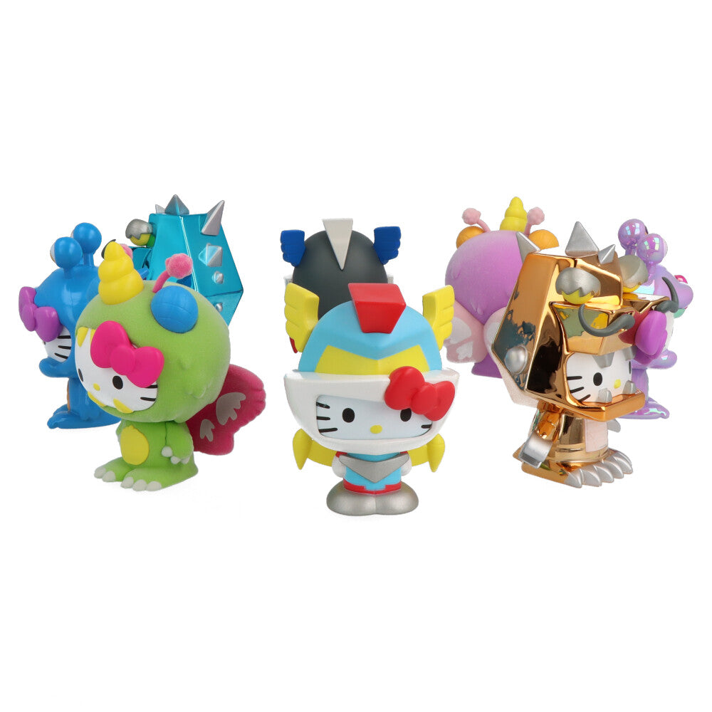 Hello Kitty Kaiju Mini Series Collectible Figures - Cute Kawaii Japanese Vinyl Toys for Kids & Adults - Perfect for Home Decor, Gift Giving, and Anime Collections