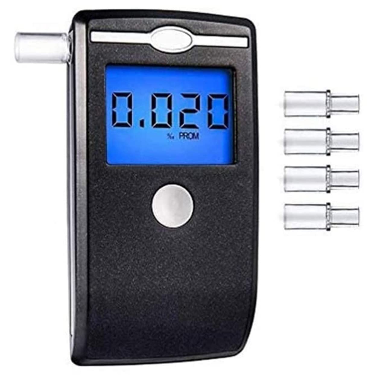 Portable Digital Breathalyzer - Accurate Alcohol Tester with LCD Display for Drivers, Personal & Home Use | Prevent Drunk Driving & Monitor Alcohol Levels