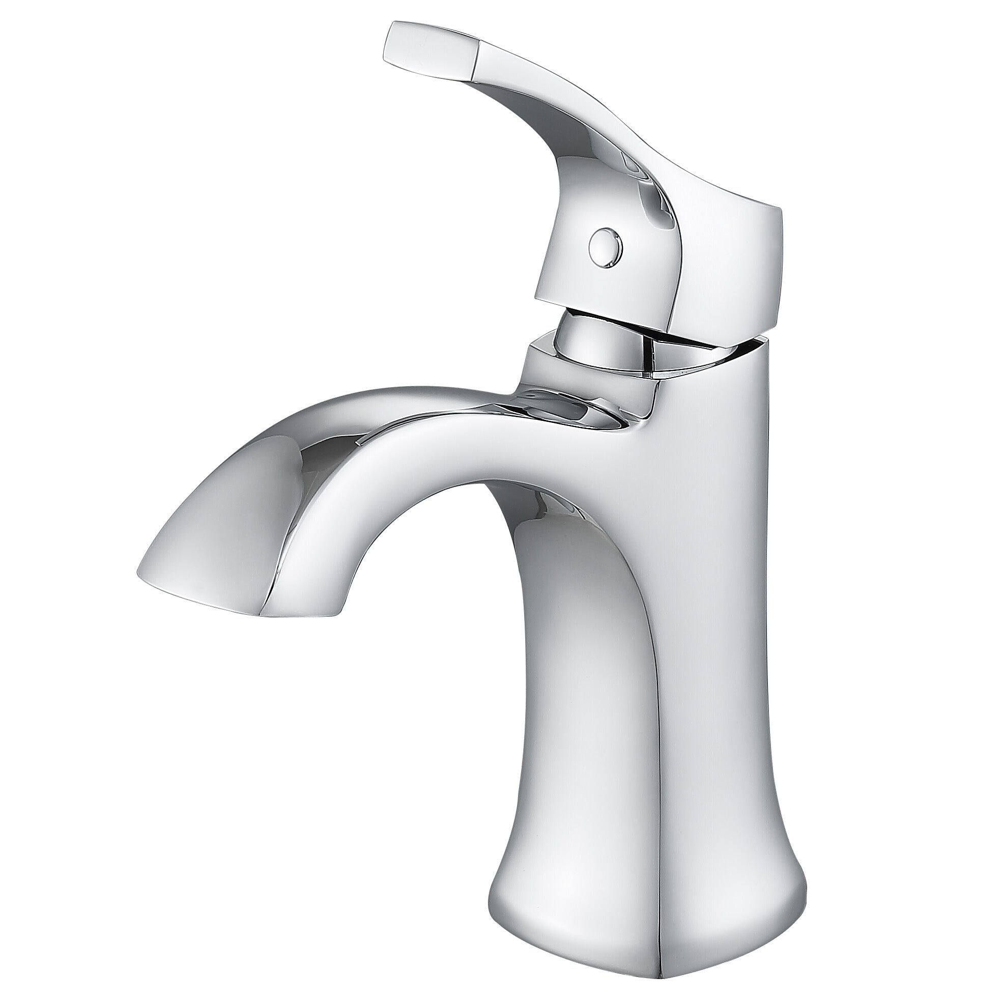 Ancona Morgan Series Single Lever Chrome Bathroom Faucet - Modern Water-Saving Design for Sink, Vanity & Powder Room Installation