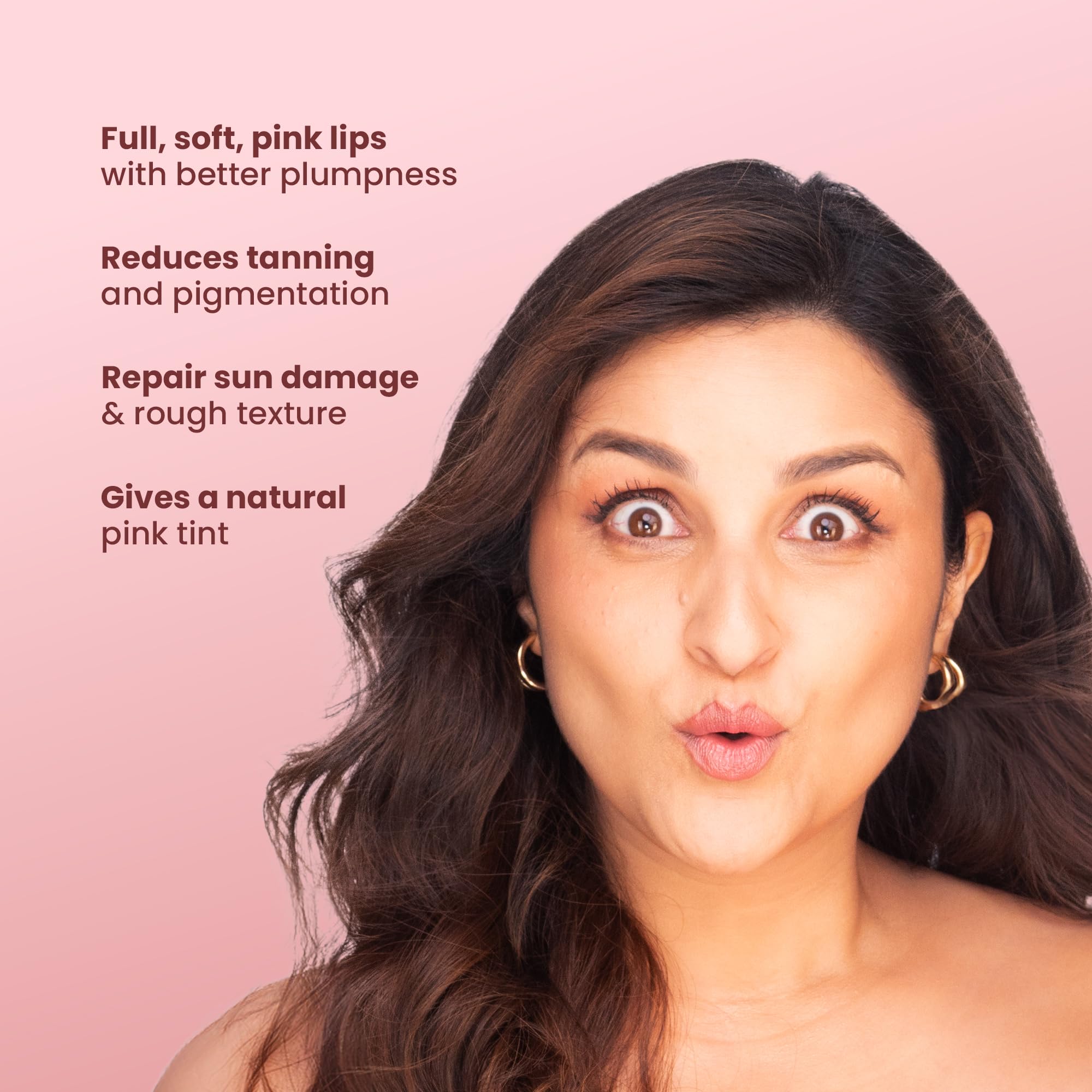 Strawberry Natural Tinted Lip Balm with Shea & Kokum Butter - Hydrating & Moisturizing Lip Care | 100% Microplastic Free, Vegan Formula | 15g | Perfect for Daily Use, Dry Lips & Natural Makeup Look