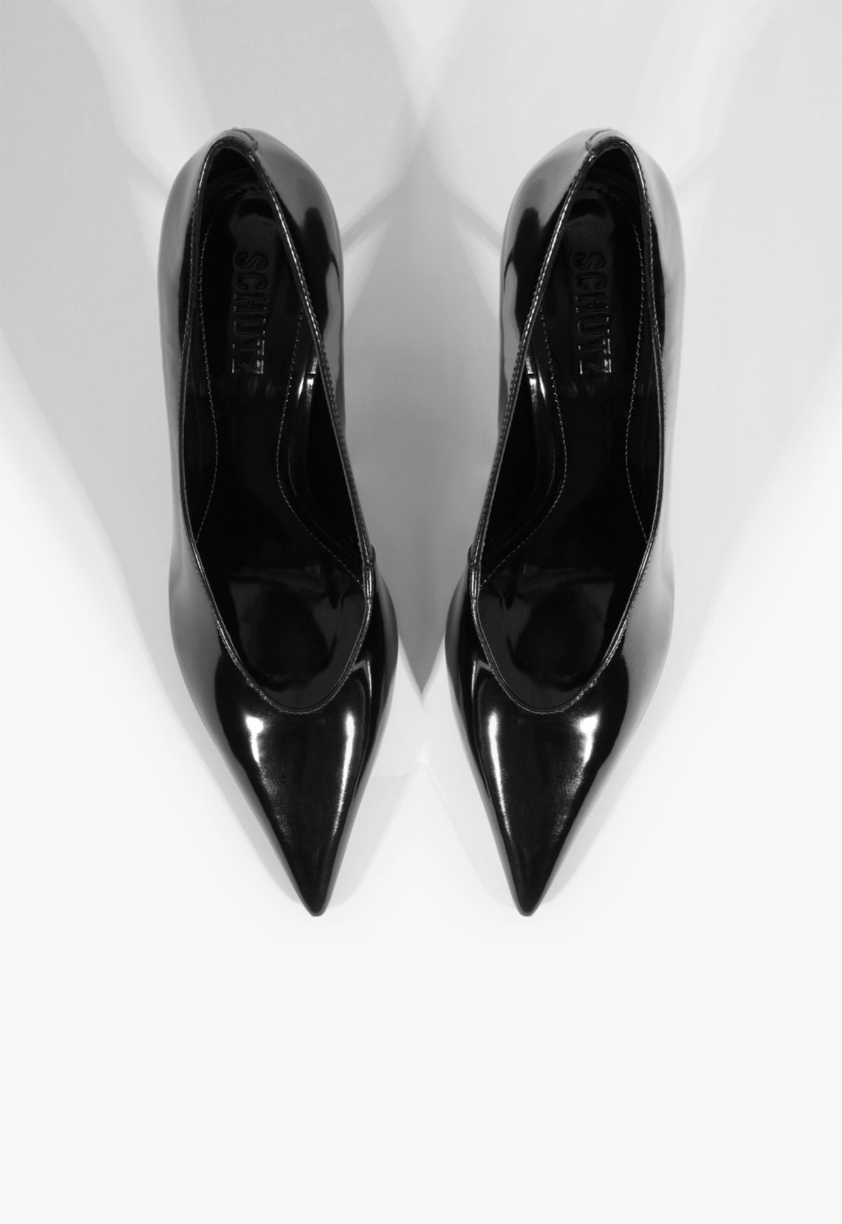 Alicia Patent Leather Pump Women's Mid Heel Dress Shoes - 2.4 Inch Heel Height, Style S2209500180003 - Perfect for Office, Parties & Special Occasions