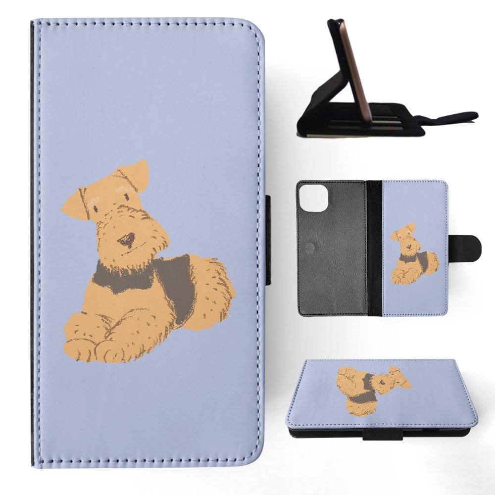 Terrier Dog 2-in-1 Flip Wallet Phone Case for Apple iPhone 15 Plus - Stylish Protective Cover with Card Slots for Daily Use & Travel
