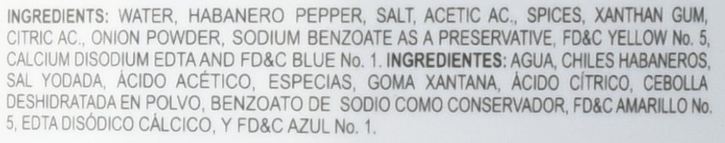 El Yucateco Green Habanero Hot Sauce - 68 oz (Half Gallon) - Authentic Mexican Flavor for Tacos, Wings & Grilling