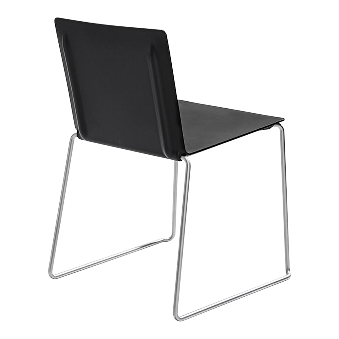 Modern Dry Side Chair with Sled Base - Stackable Dining Chair for Home, Office & Restaurant - Perfect for Small Spaces & Multi-Purpose Use