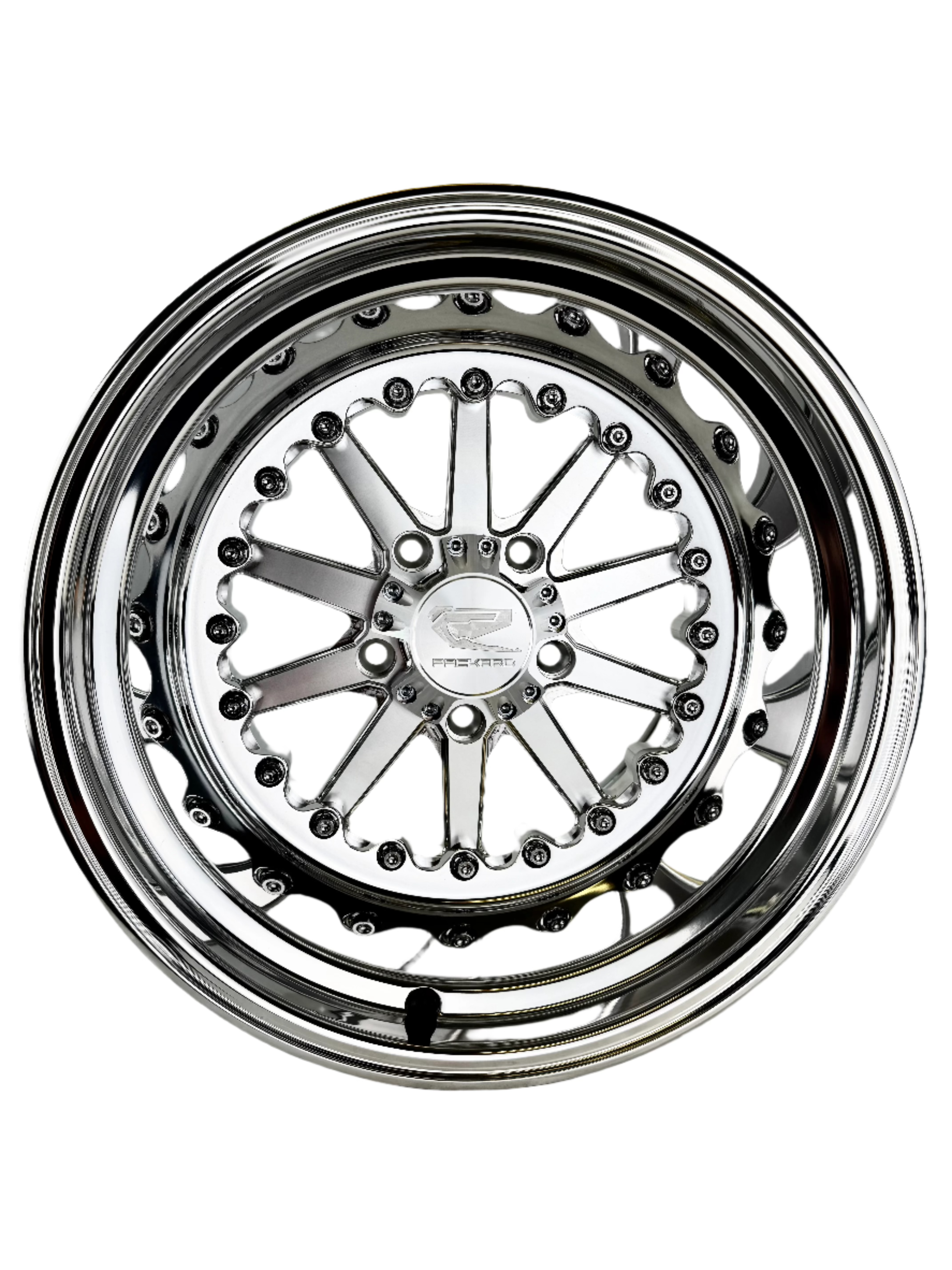 Element FF Forged Polished Silver RZR PRO R 5X4.5 Wheels - High Performance Alloy Rims for Off-Road Trucks & SUVs - Perfect for Trail Riding, Mudding & Rock Crawling