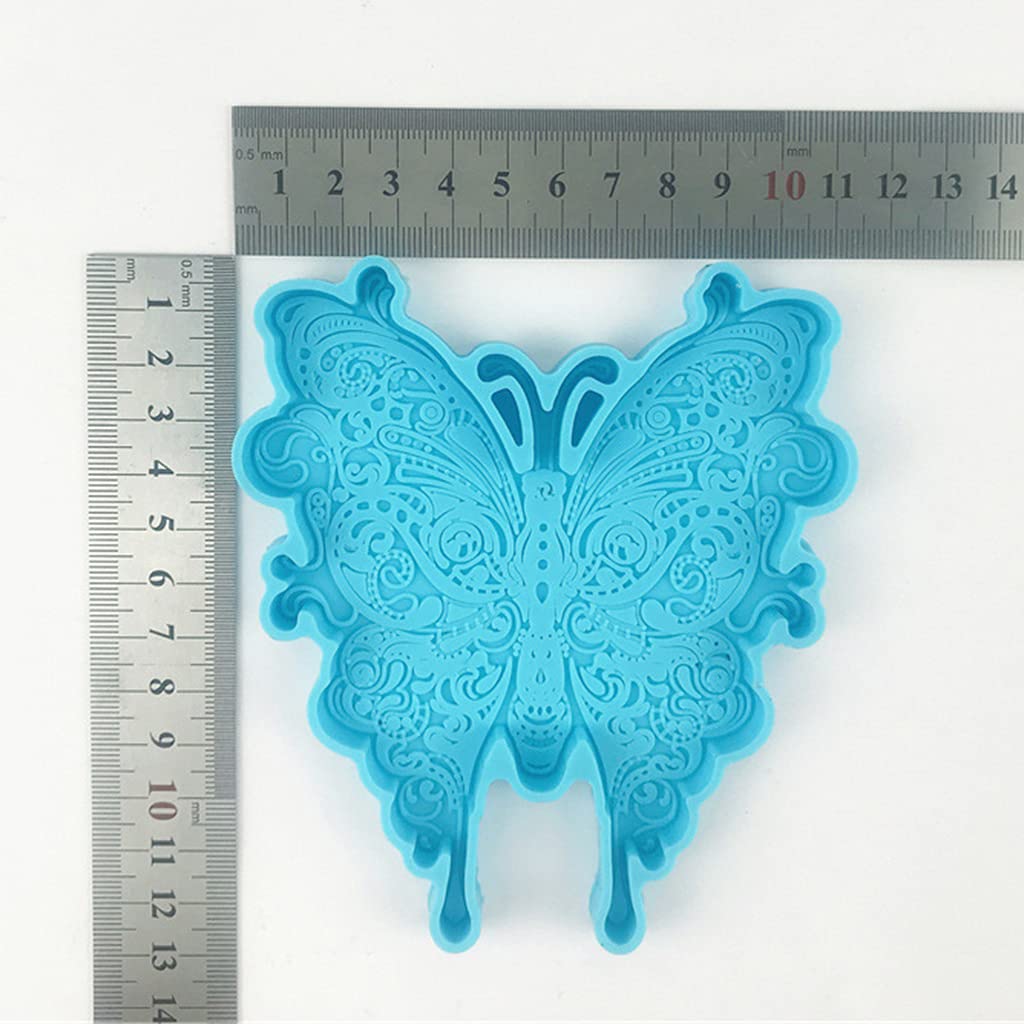 Butterfly Silicone Resin Molds for Coasters, Trays & Wine Racks - Epoxy Casting Molds for DIY Faux Agate Decor - Perfect for Home Decor, Craft Projects & Gift Making