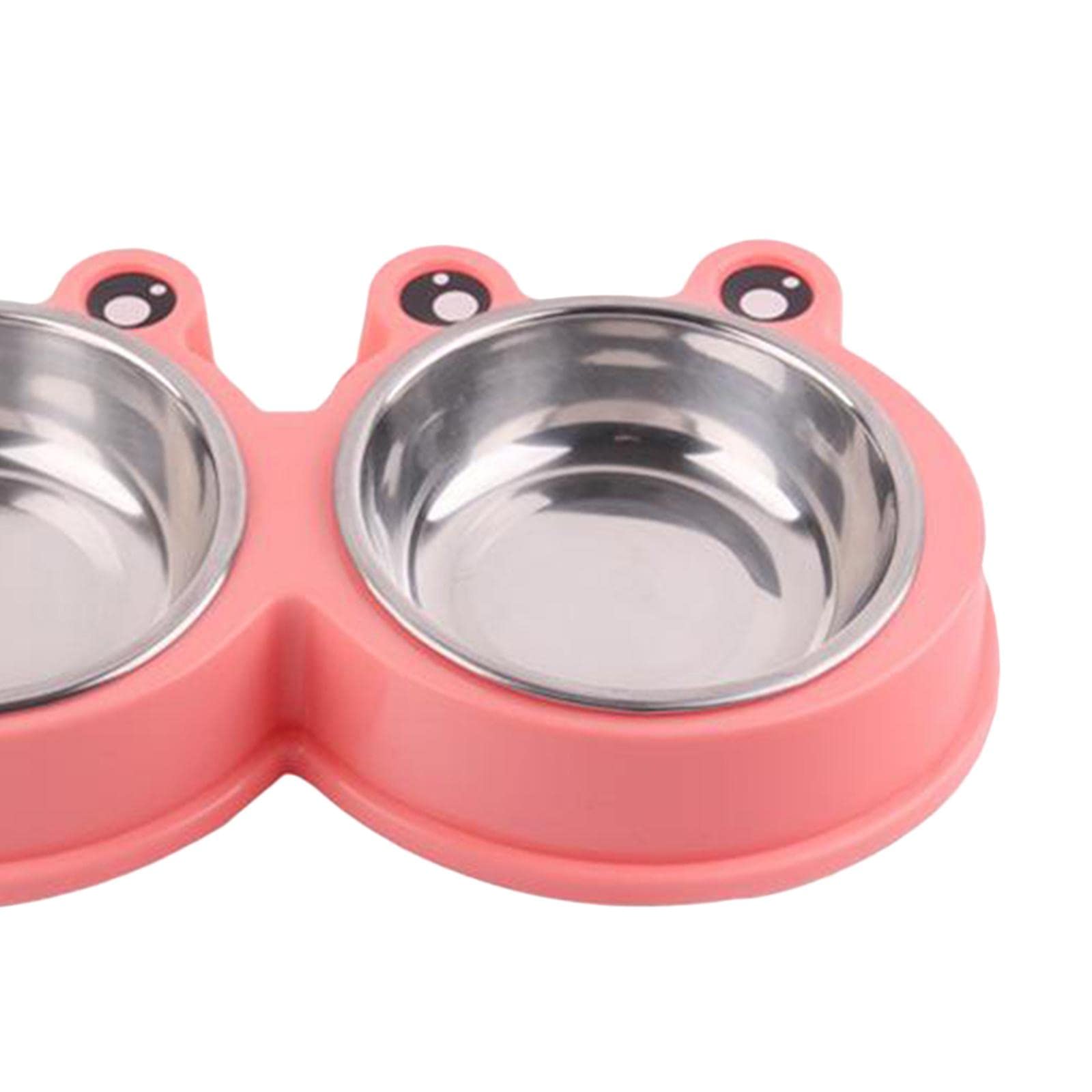 Premium Elevated Pet Food Bowl Stand for Dogs & Cats - Non-Slip Raised Feeder Dish with Anti-Tip Design - Perfect for Small, Medium & Large Pets - Ideal for Home, Kitchen & Travel Use (Red)