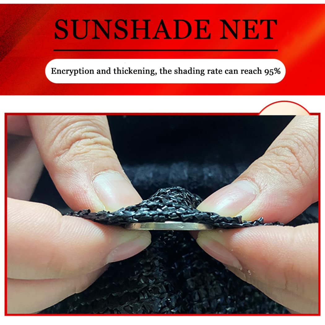Premium UV-Resistant Garden Shade Cloth - 3x5m (9.84x16.4ft) High-Density Polyethylene Mesh Netting for Greenhouse, Chicken Coop & Plant Protection - Sunblock Canopy Cover for Outdoor Gardening & Patio Shade