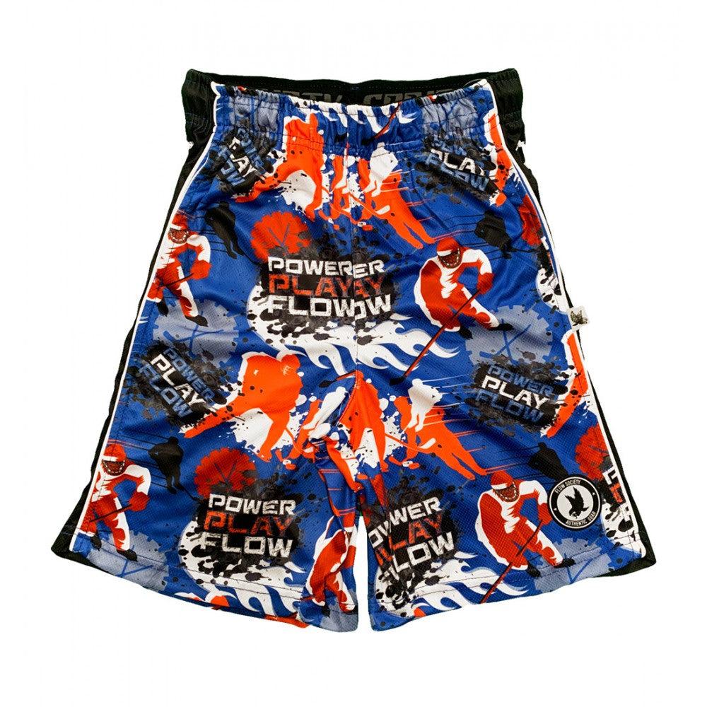 Boys Power Play Hockey Attack Shorts - Durable & Breathable Hockey Pants for Youth Players - Perfect for Games, Practice & Training