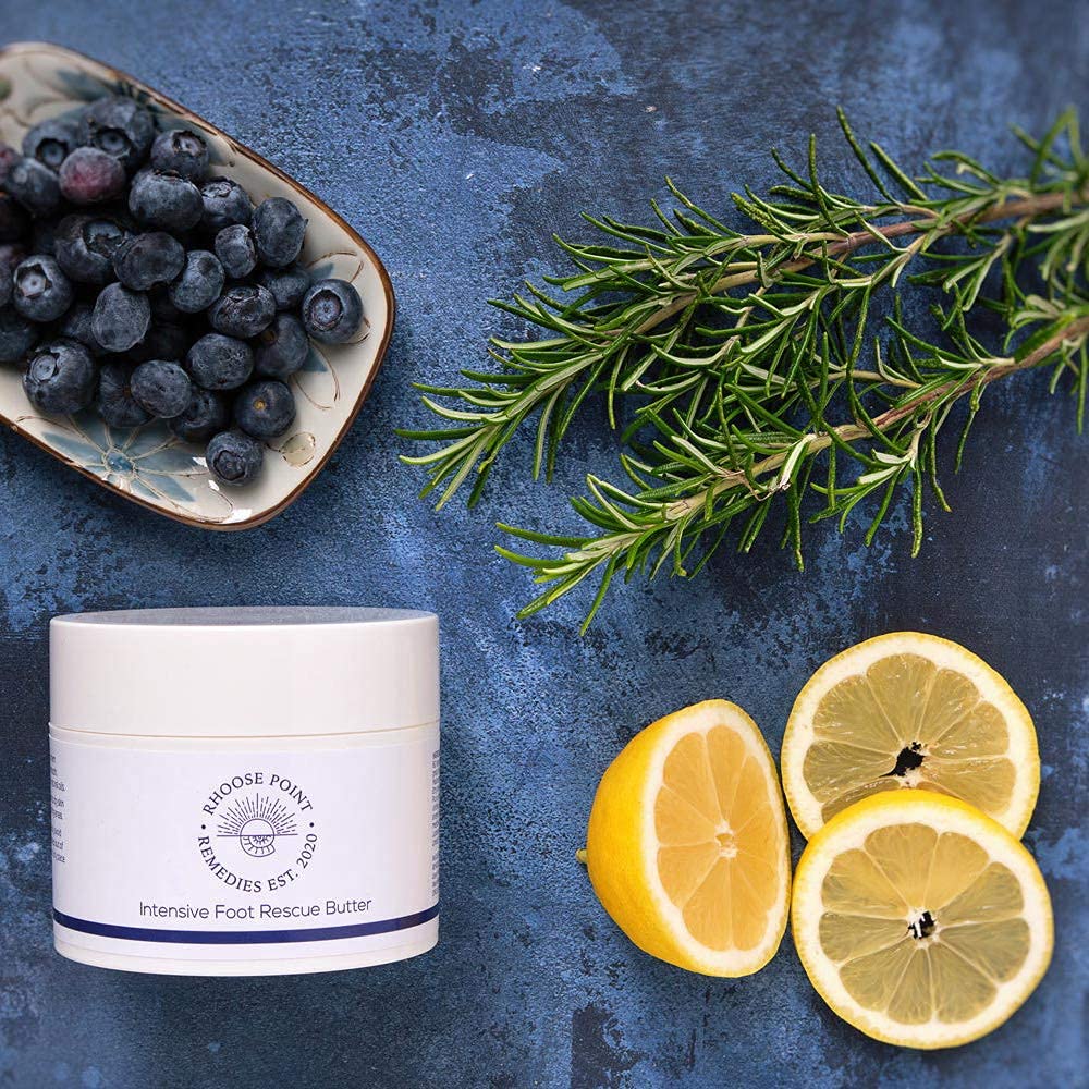 Vegan Foot Cream for Dry Cracked Heels - 100g Intensive Moisturizing Treatment with Cooling Peppermint | Softens Rough Skin & Prevents Cracks | Perfect for Daily Foot Care, Post-Pedicure Recovery & Winter Skin Protection