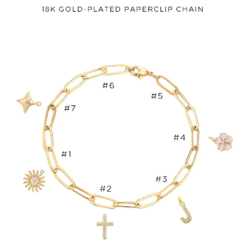 Elegant Charm Bracelet with Assorted Charms - Perfect Gift for Women & Girls | Birthday, Anniversary & Everyday Wear