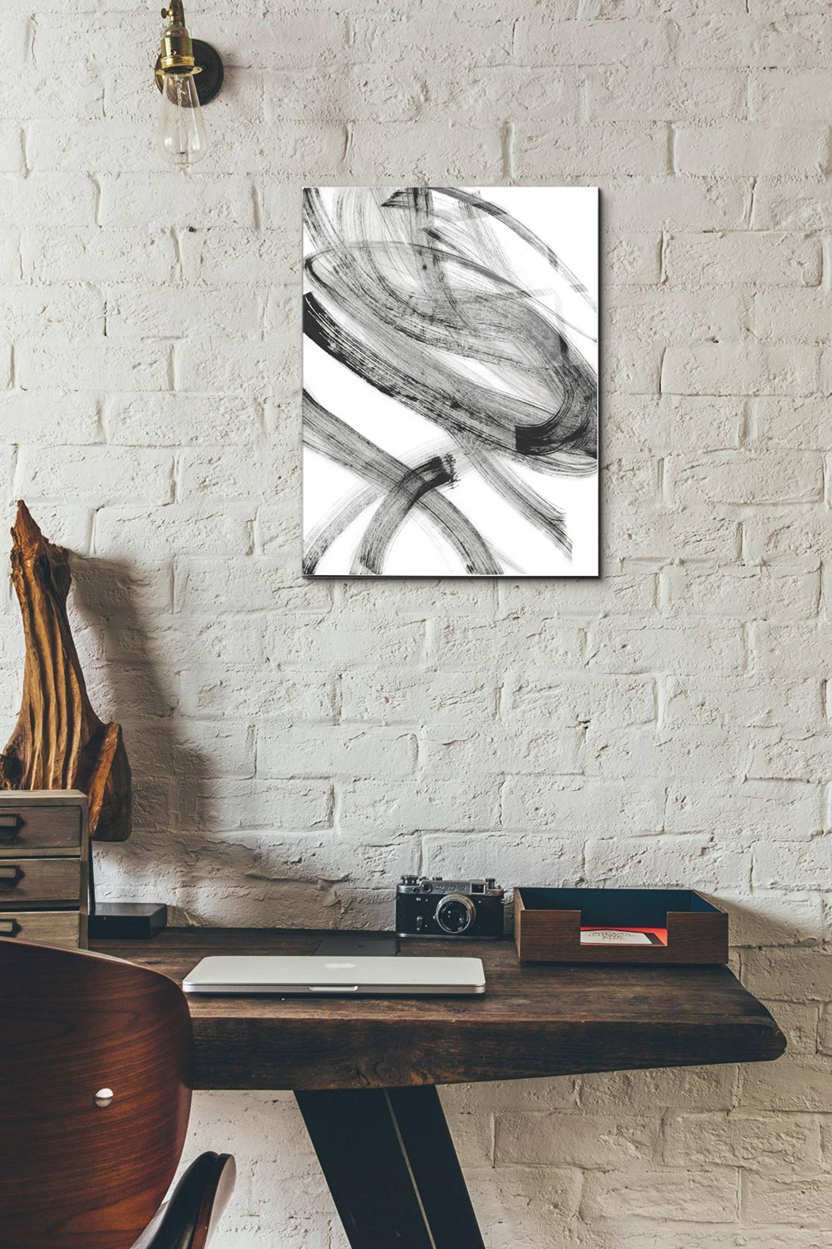 Epic Art 'Zawn' Acrylic Glass Wall Art - 12x16 Inches Modern Home Decor for Living Room, Bedroom & Office - Shatter-Resistant Contemporary Painting