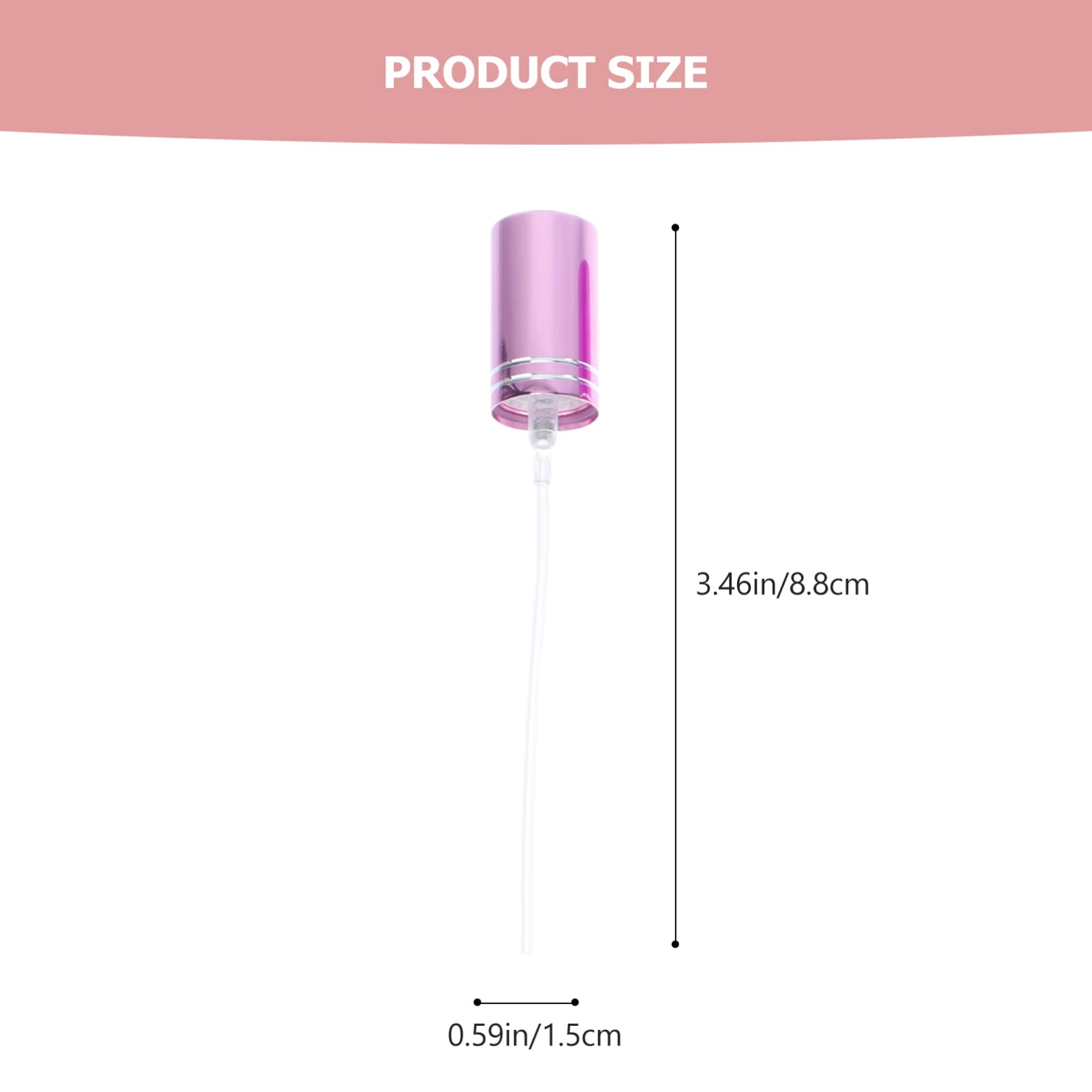 FOMIYES 21 Pcs Fine Mist Sprayer Caps - Replacement Spray Bottle Pump Tops for Essential Oils, Perfumes & Hair Products - Durable Nozzle Heads for Home, Salon & Travel Use
