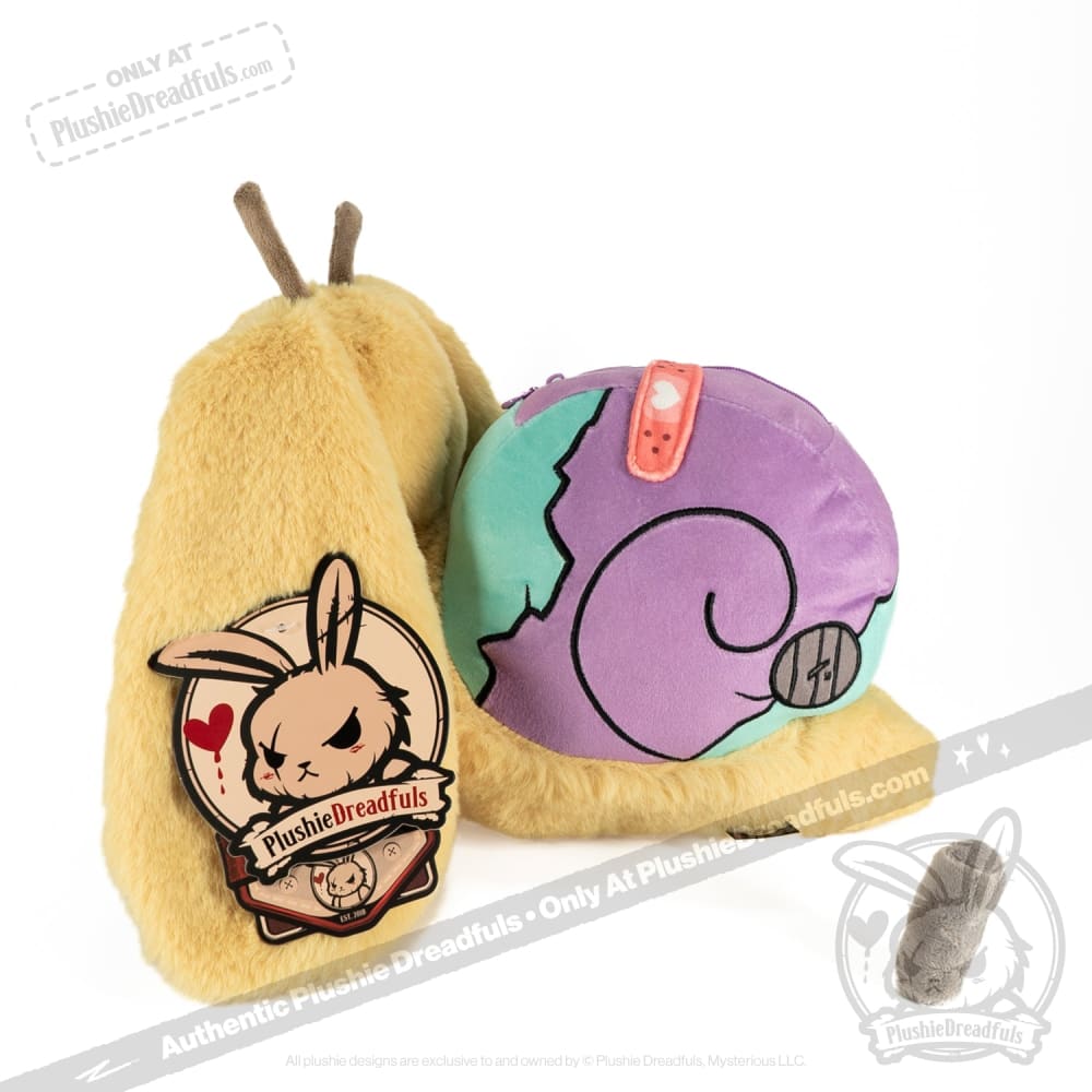 Plushie Dreadfuls Snailful Snails Homer Plush Stuffed Animal Toy - Cute Soft Snail Plush for Kids, Collectors & Home Decor | Perfect Gift for Animal Lovers & Anime Fans