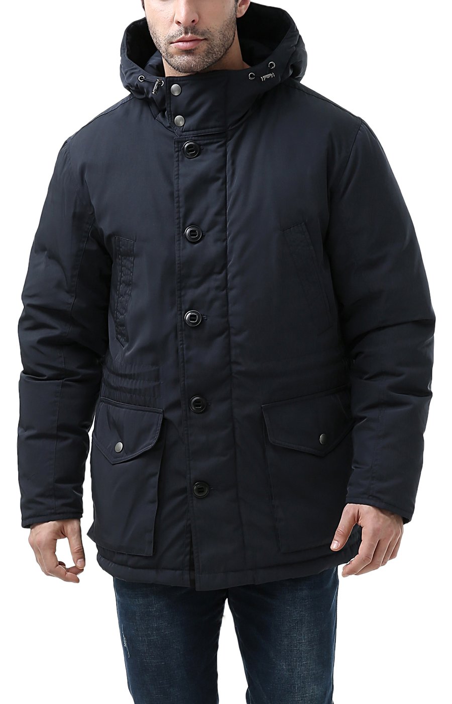 BGSD Men's Tommy Hooded Waterproof Down Parka Winter Coat - Insulated Jacket for Cold Weather | Regular & Tall Sizes | Perfect for Snowboarding, Skiing and Outdoor Winter Activities
