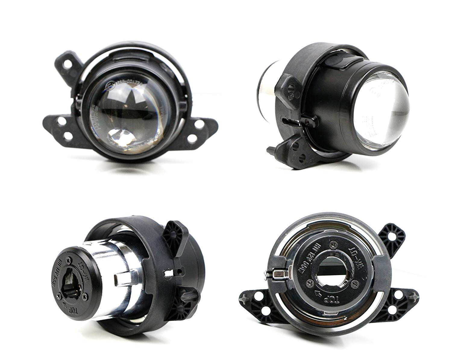 iJDMTOY OEM Replacement Projector Fog Light Assemblies for Mercedes B E M S CLS CL ML GL GLK Class - Compatible with Xenon & LED Lights (Bulbs Not Included) - Upgrade Your Car's Visibility & Style for Night Driving & Foggy Conditions