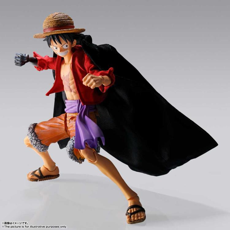 Bandai Imagination Works One Piece Monkey D. Luffy Action Figure - Anime Collectible Toy for Fans - Perfect for Display, Gifts, and Anime Decor