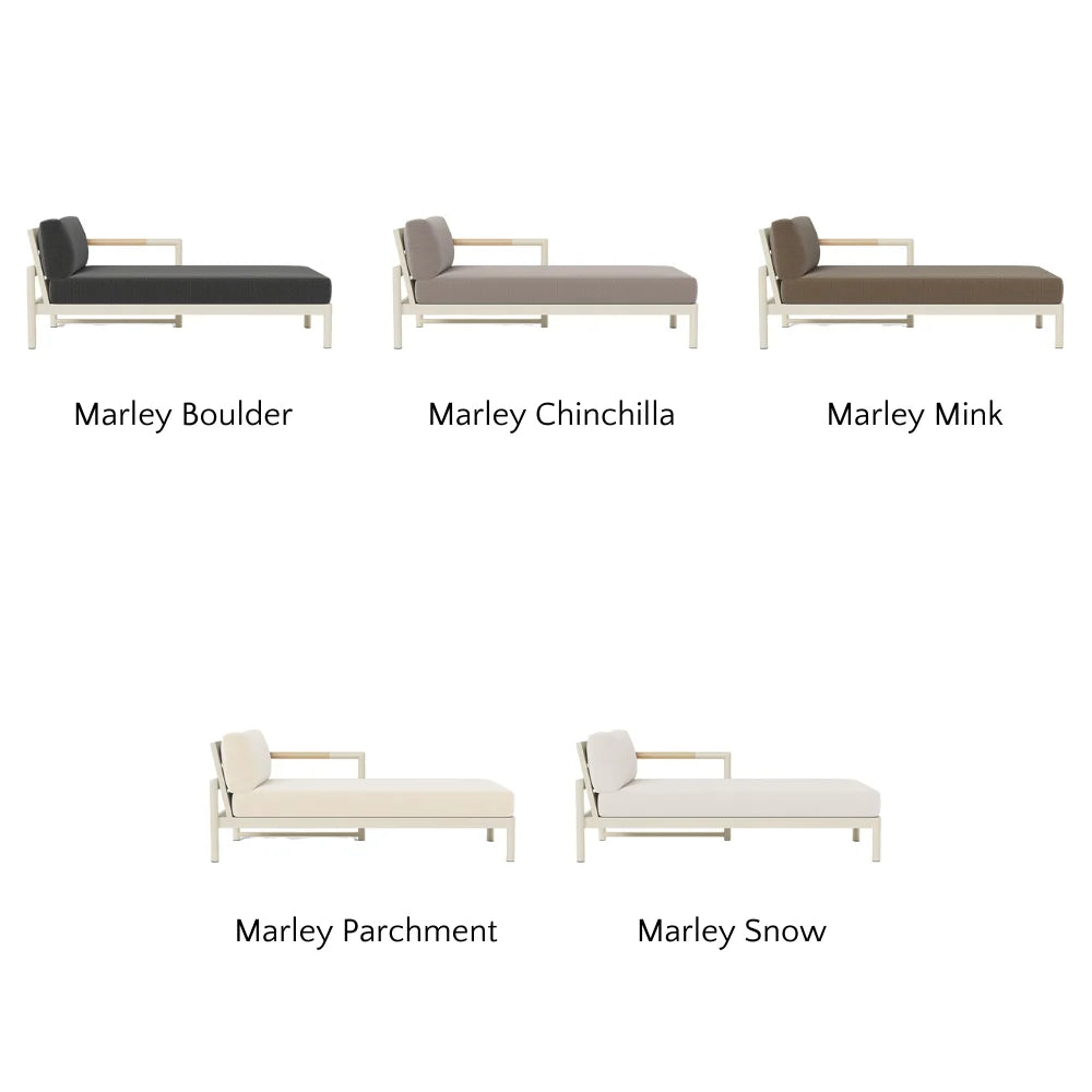 Breeze XL Outdoor Chaise Lounge Right - Premium Patio Furniture for Poolside, Garden & Backyard Relaxation