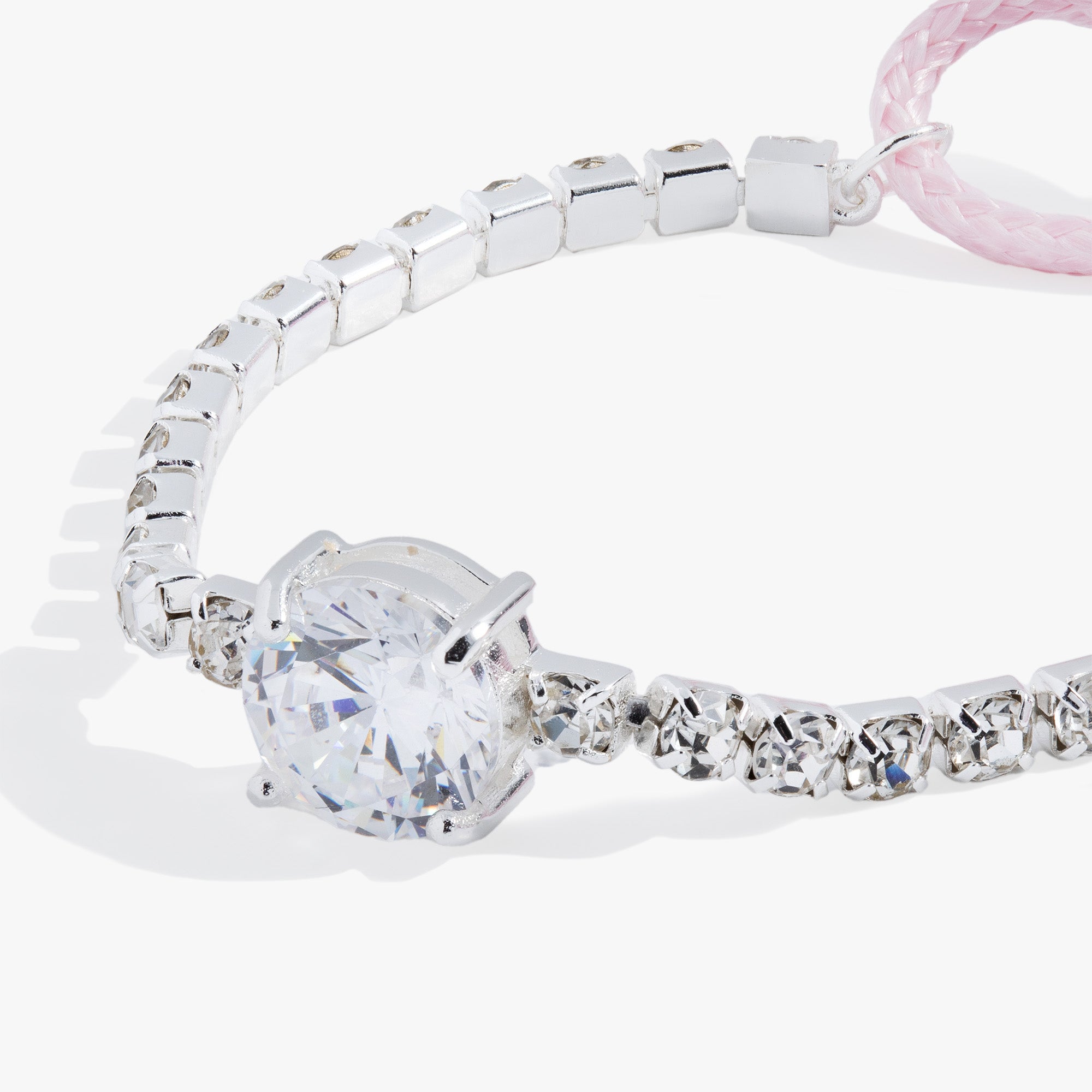 Elegant Crystal Cord Bolo Bracelet for Women - Adjustable Beaded Wrap Bracelet with Sparkling Stones - Perfect for Boho, Casual & Formal Occasions