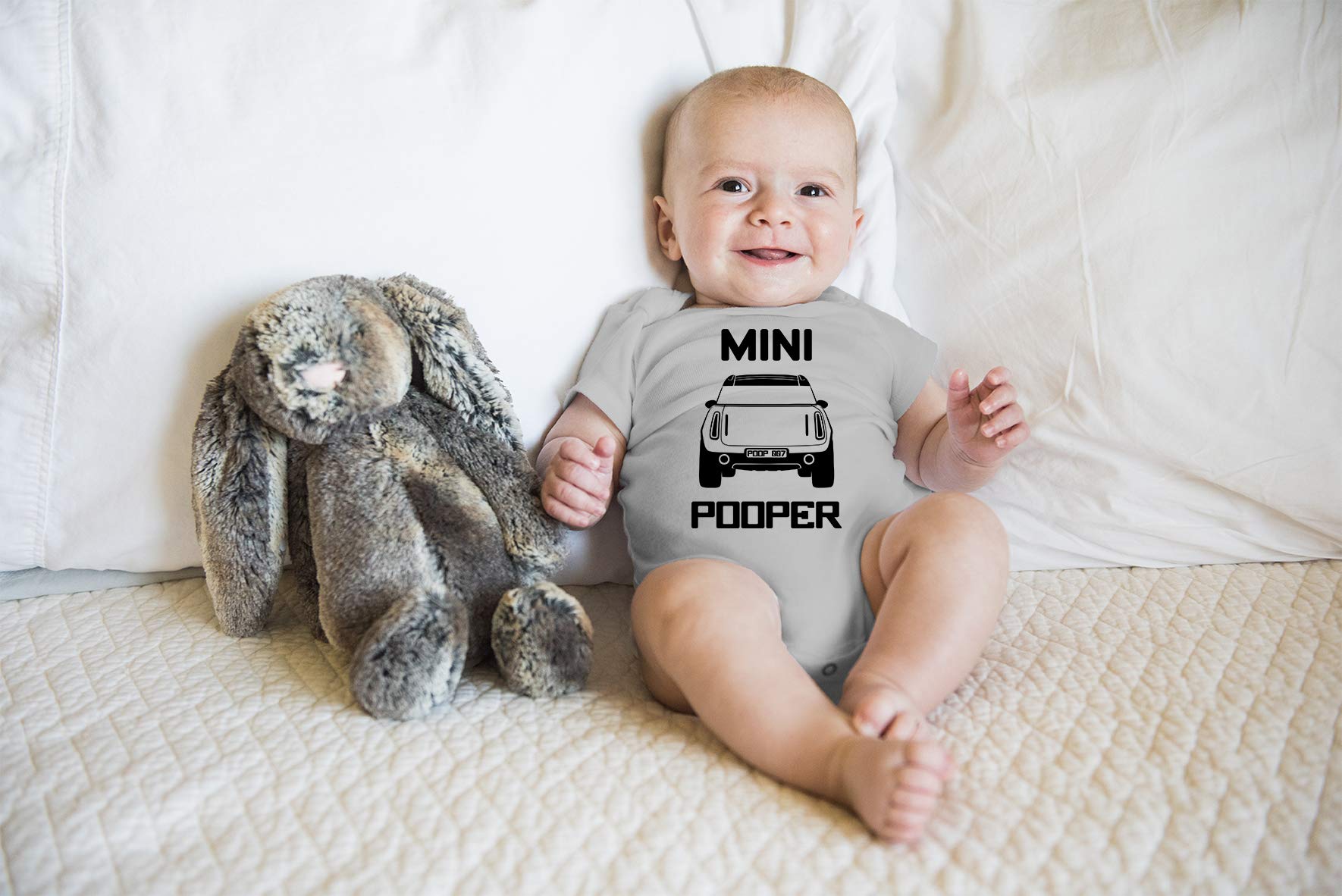 Mini Pooper Funny Baby Bodysuit - Cute Newborn Outfits for Baby Girls & Boys | Perfect for Playtime, Photos & Gifts