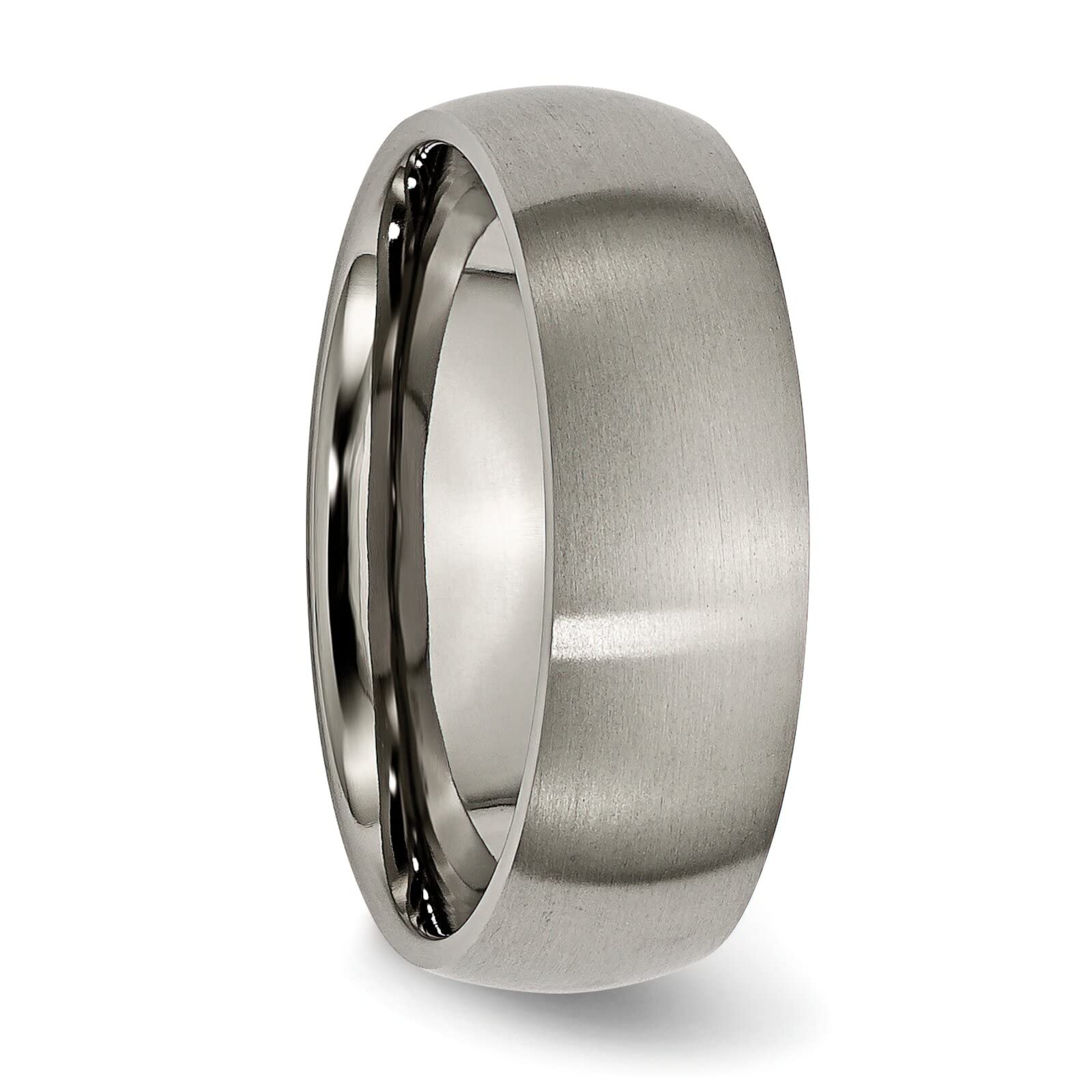 Titanium 7mm Brushed Men's Wedding Ring Band - Size 12 - Durable & Comfortable Wedding Band for Men - Perfect for Engagement, Wedding Ceremony & Anniversary Gifts