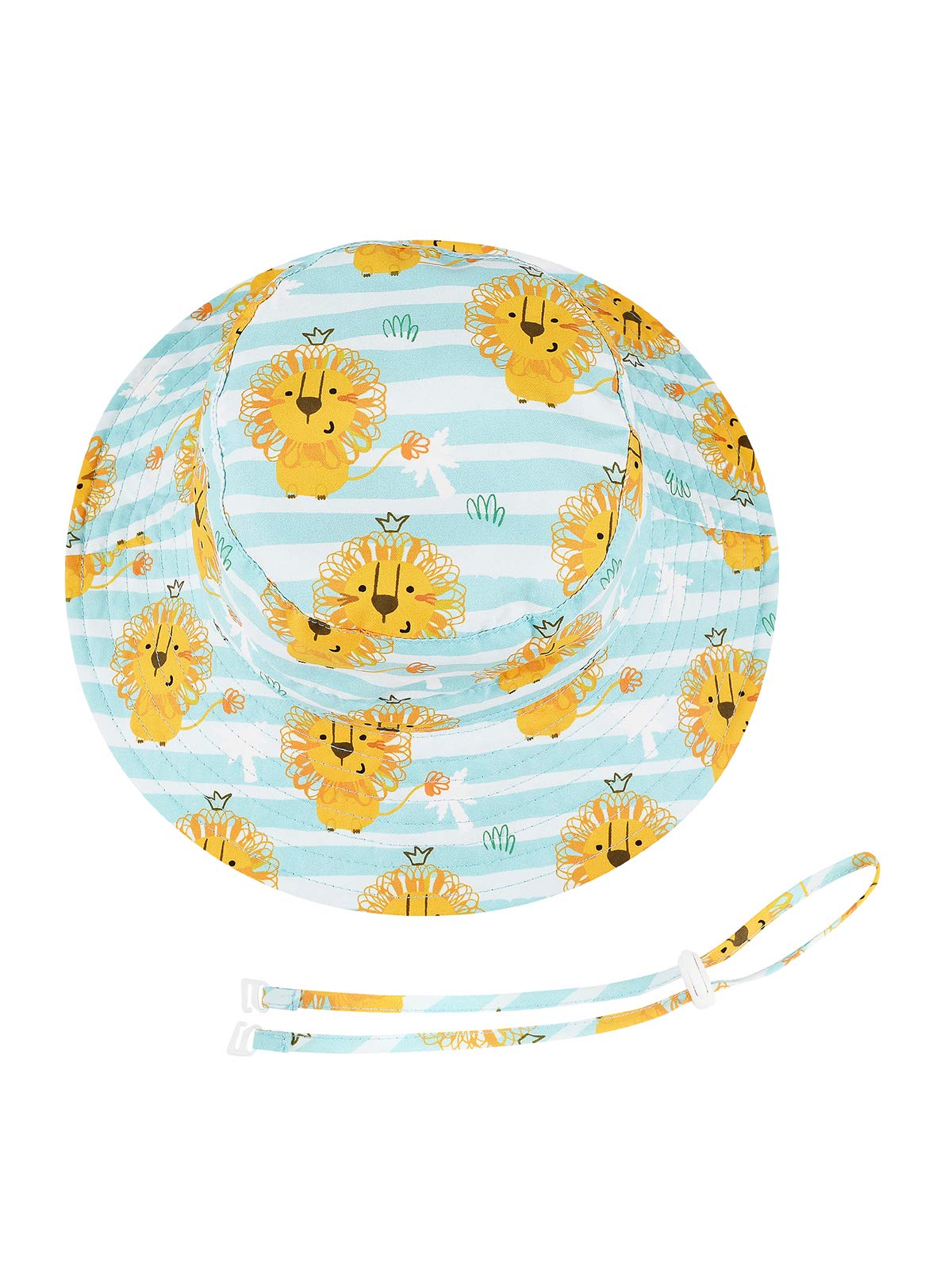 UPF 50+ Baby Sun Hat with Wide Brim - Toddler Bucket Hat for Boys & Girls - UV Protective Summer Beach Hat for Outdoor Play, Swimming & Park Adventures