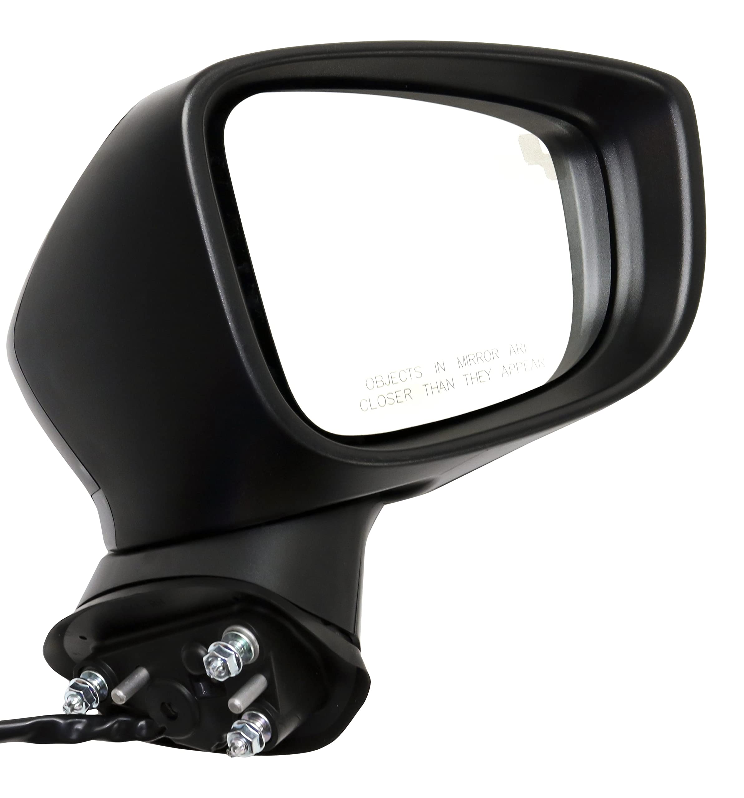 2014-2016 Mazda 3 & Mazda 3 Sport Passenger Side Power Heated Mirror with Turn Signal & Blind Spot Monitor - Compatible with Japan/Mexico Built Models - Perfect for Winter Driving & Enhanced Safety