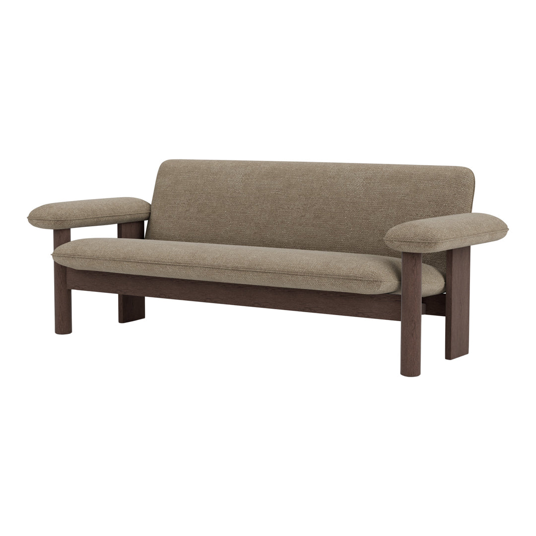 Brasilia 2-Seater Sofa - Modern Mid-Century Loveseat for Small Spaces | Perfect for Apartments, Living Rooms & Cozy Corners