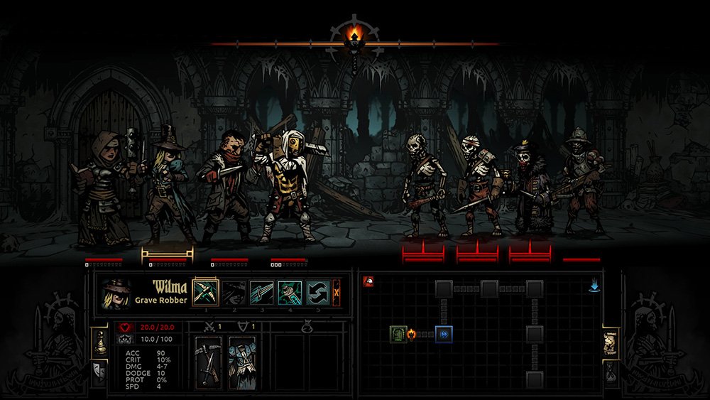 Darkest Dungeon Nintendo Switch Game - Japanese Import, Region Free - Horror RPG Adventure for Home & Travel Gaming