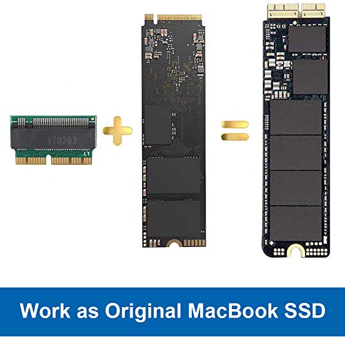 Zerone Hard Drive Adapter for SSD to NVME Converter - Compatible with 2013-2015 MacBook Pro/Air - Perfect for Data Transfer & Storage Upgrade