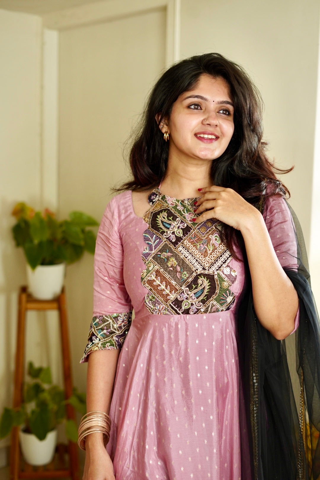 Anshi Premium Anarkali Dress for Women - Elegant Indian Ethnic Wear for Parties & Weddings | DD669