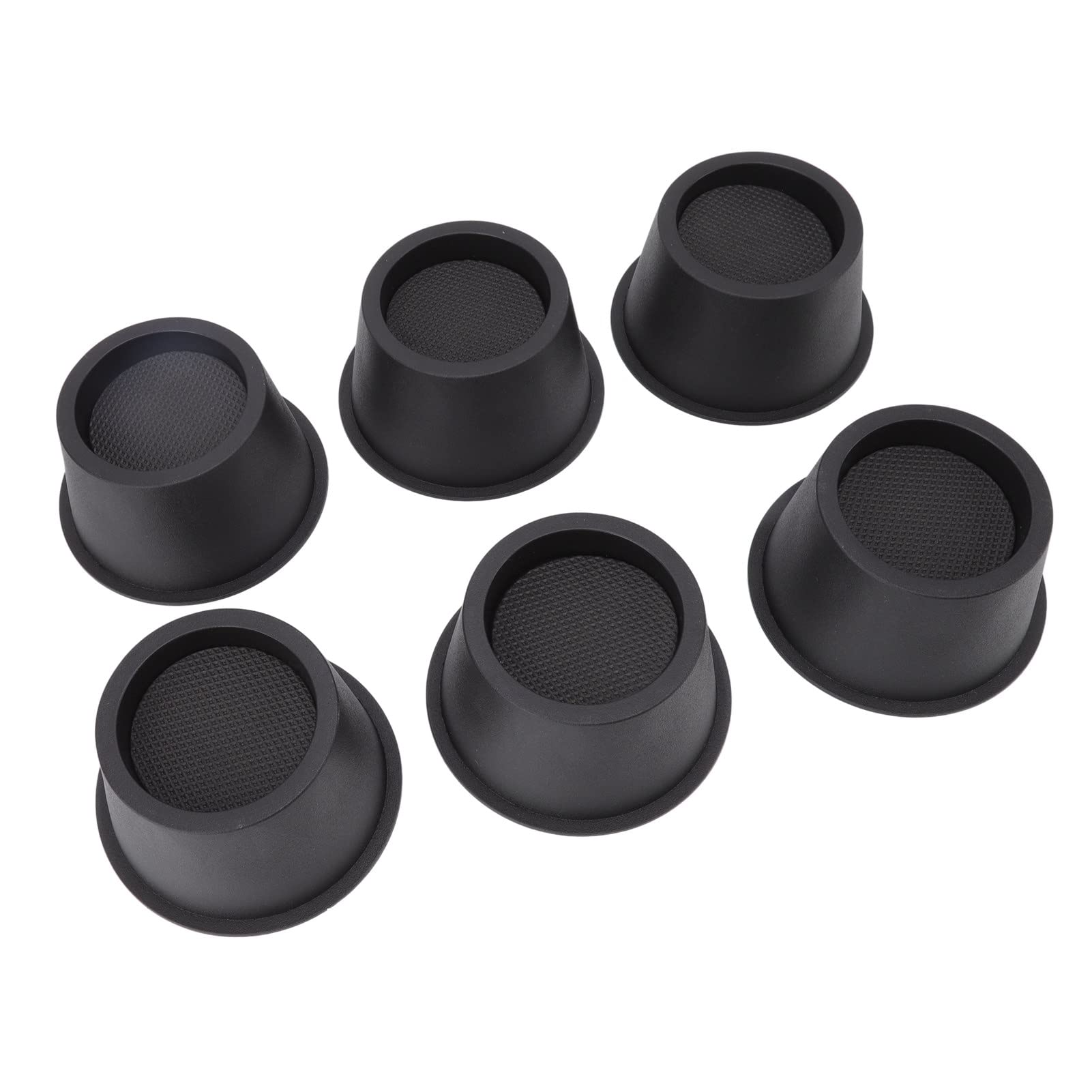 Okuyonic Bed Risers - 6 Pack Heavy Duty 2.8 Inch Furniture Risers for Beds, Sofas & Tables - High Strength Plastic Bed Elevators for Storage & Space Saving - Perfect for Dorm Rooms, Small Apartments & Home Organization