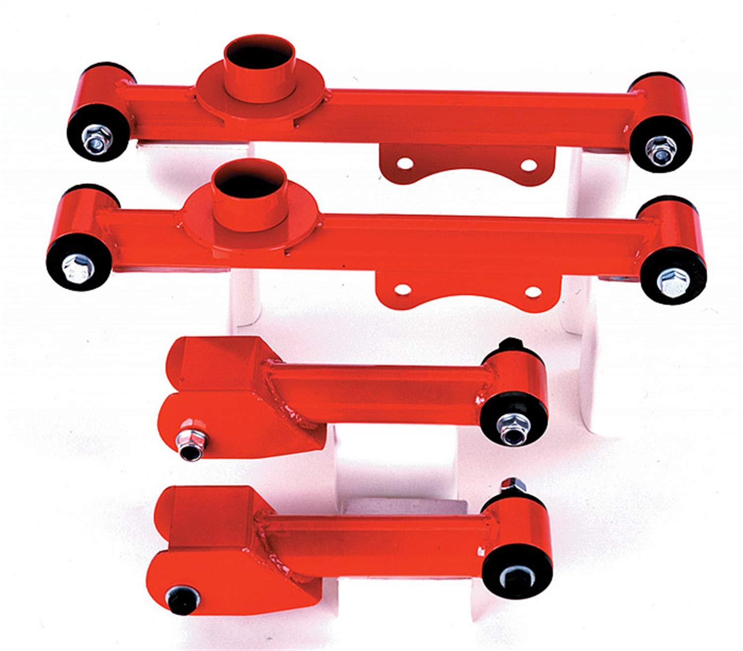 Granatelli Motorsports GMRS7901 Red Upper & Lower Rear Control Arm Kit - High Performance Suspension Upgrade for Chevy, GMC Trucks & SUVs - Perfect for Off-Roading, Towing & Street Racing