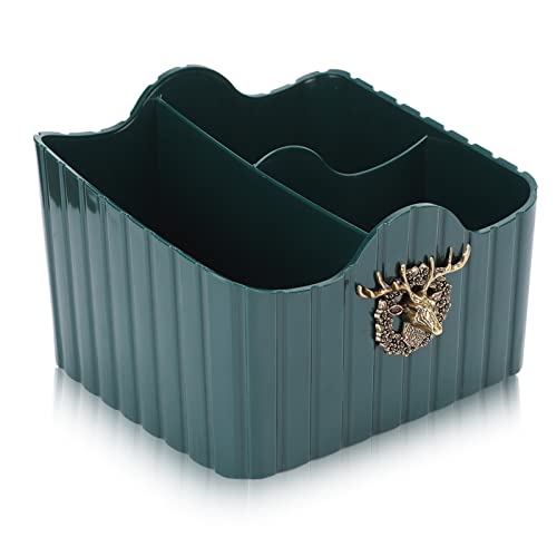Large Capacity Cosmetic Storage Box - Simple & Stylish Makeup Organizer for Bedroom, Dressing Table, and Vanity | Perfect for Home, Travel, and Salon Use