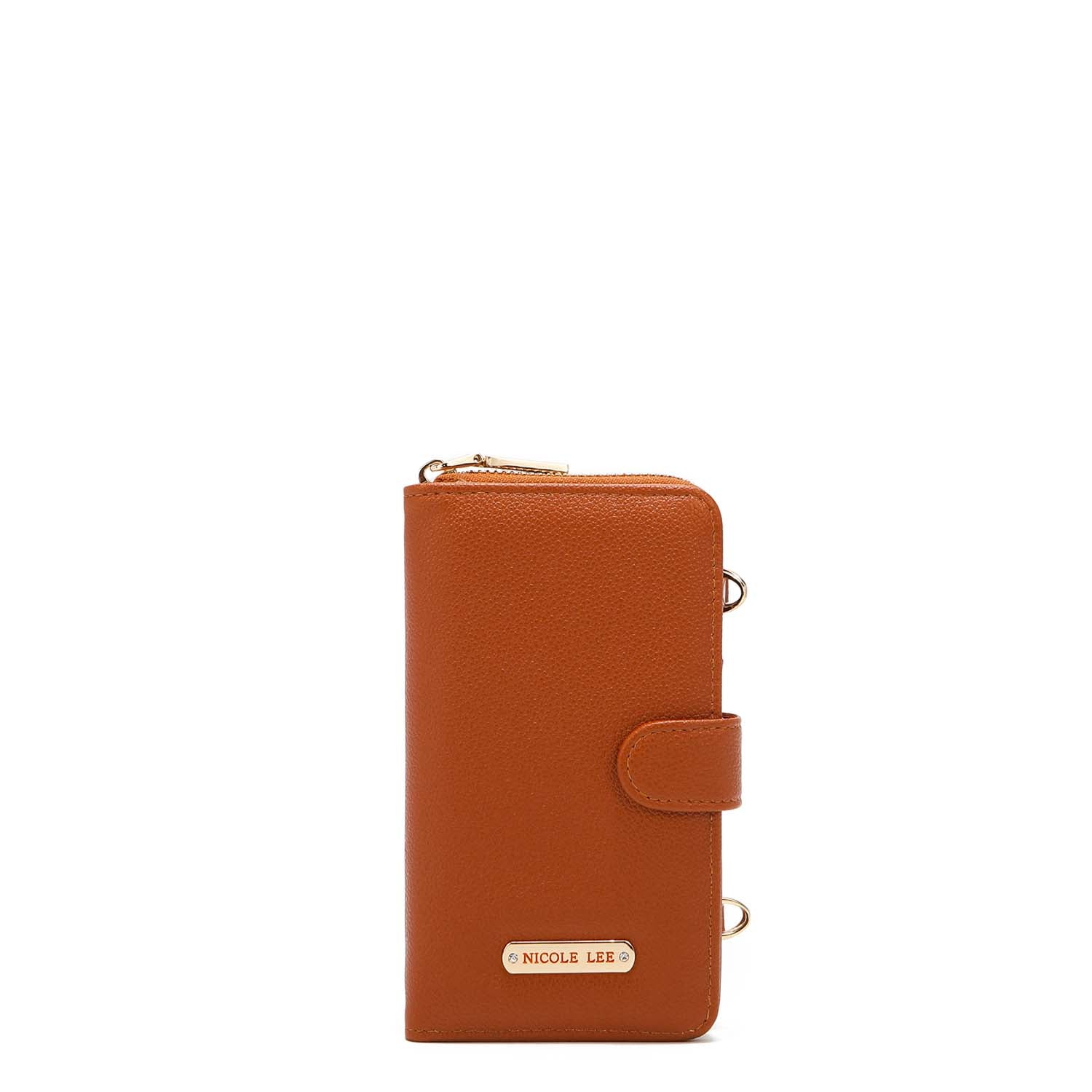 2-Piece Solid Phone Case with Crossbody Wallet - Stylish & Secure for iPhone & Samsung - Perfect for Travel, Shopping & Everyday Use