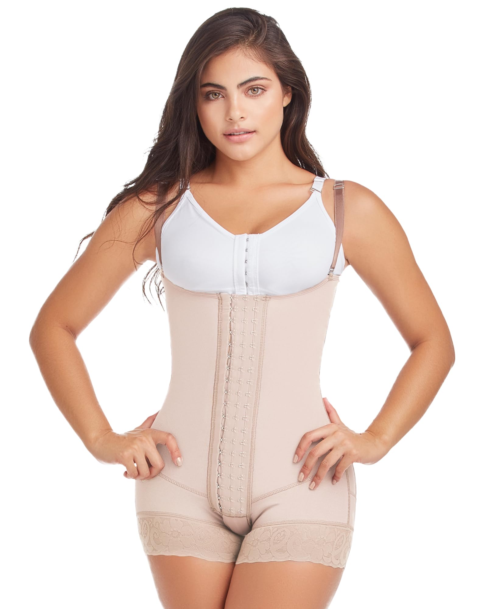 High Compression Strapless Faja Body Shaper 066 - Colombian Shapewear for Tummy Control & Waist Training - Postpartum Recovery & Tummy Tuck Compression Garment for Women - Perfect for Everyday Wear & Special Occasions