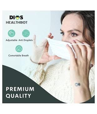 Premium 3-Ply Disposable Face Masks with Natural Rose Scent & Nose Wire - 50 Pack (White) | CE/ISO Certified, UV Sterilized, Breathable for Daily Protection - Perfect for Office, Travel & Public Spaces