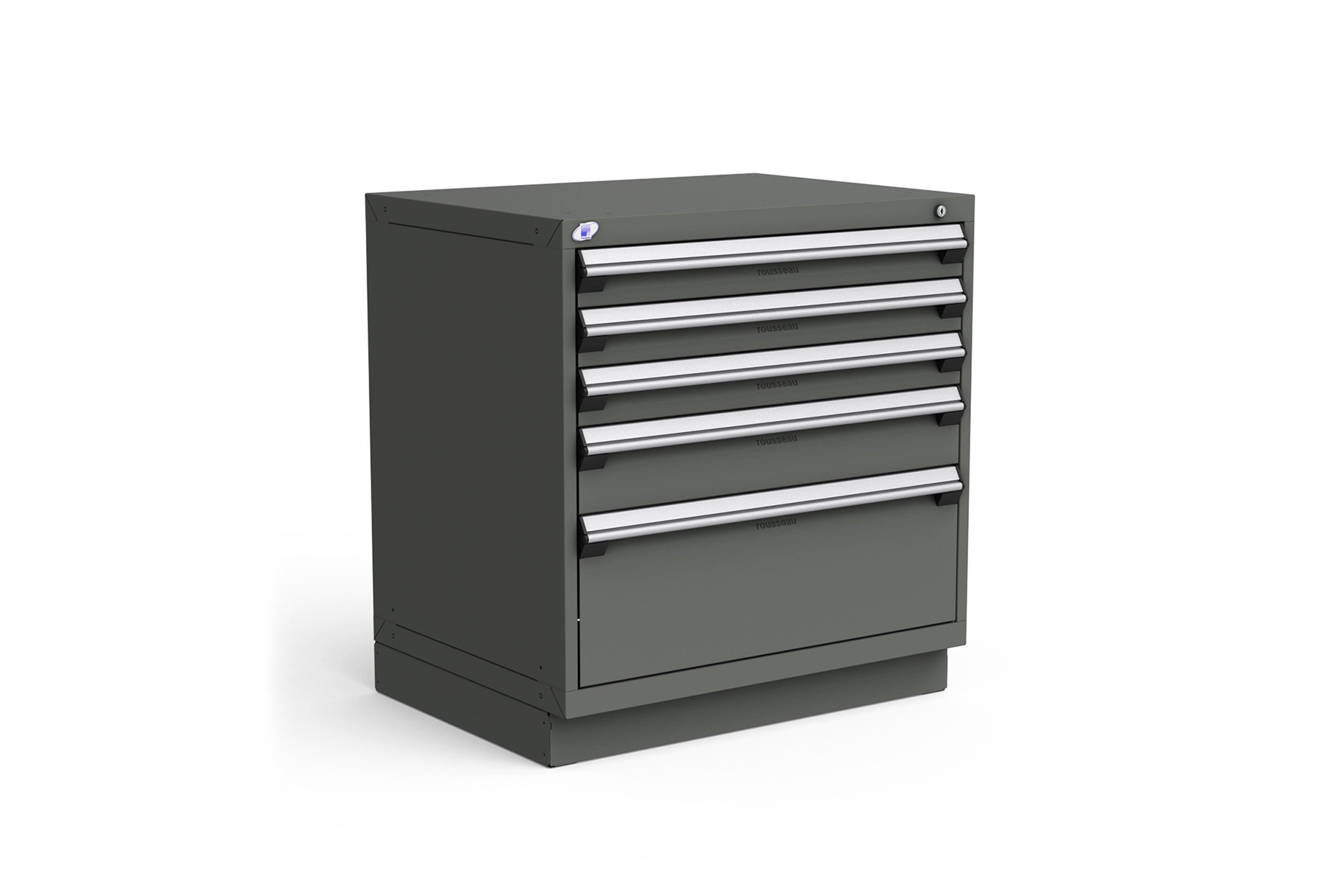 Rousseau 5-Drawer Storage Cabinet - Modern Wooden Dresser for Bedroom & Closet Organization | Perfect for Home, Office, and Dorm Room Storage Solutions