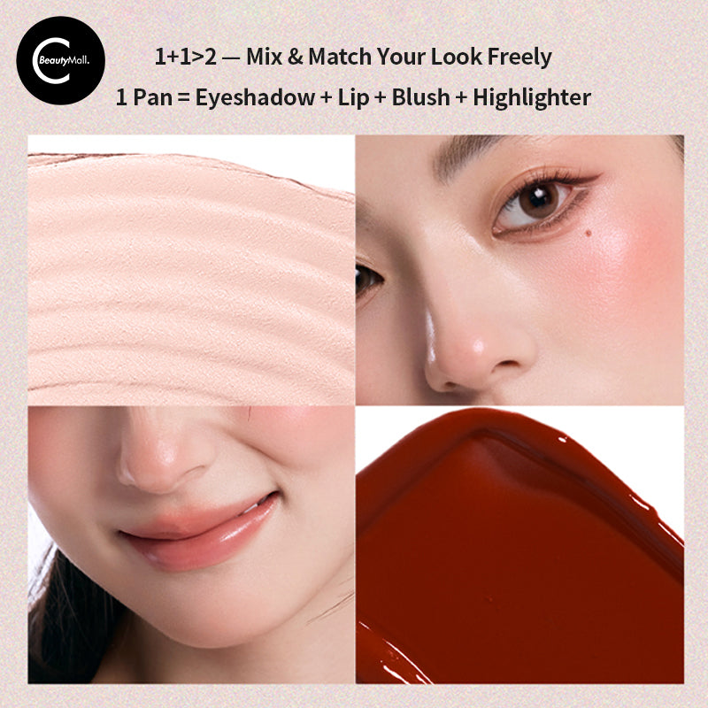 Little Ondine Dual Finish Cheek & Lip Tint - Natural Blush & Lip Stain for All-Day Wear | Perfect for Everyday Makeup & On-The-Go Touch Ups
