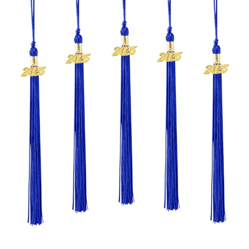 5pcs- 2025 Tassel Blue