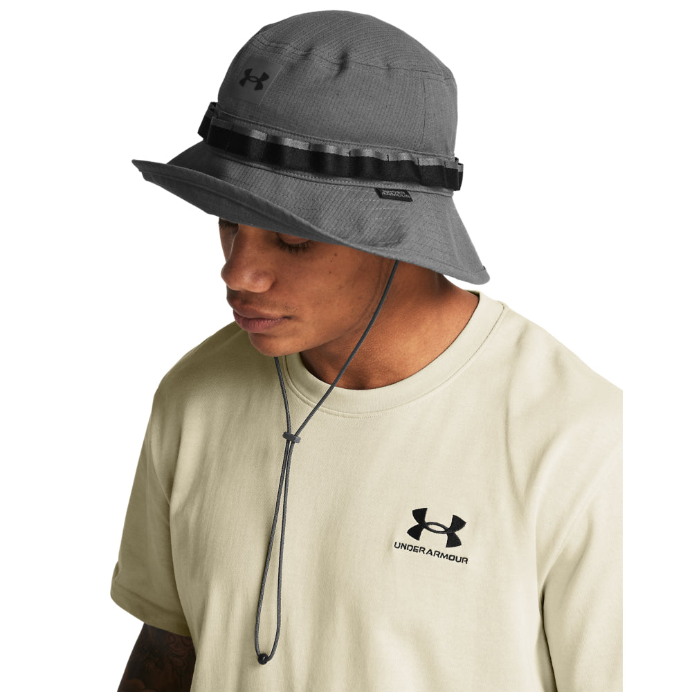 Men's Under Armour Iso-Chill ArmourVent Bucket Hat - UPF 50+ Sun Protection, Moisture-Wicking & Breathable for Running, Hiking, Fishing & Outdoor Activities