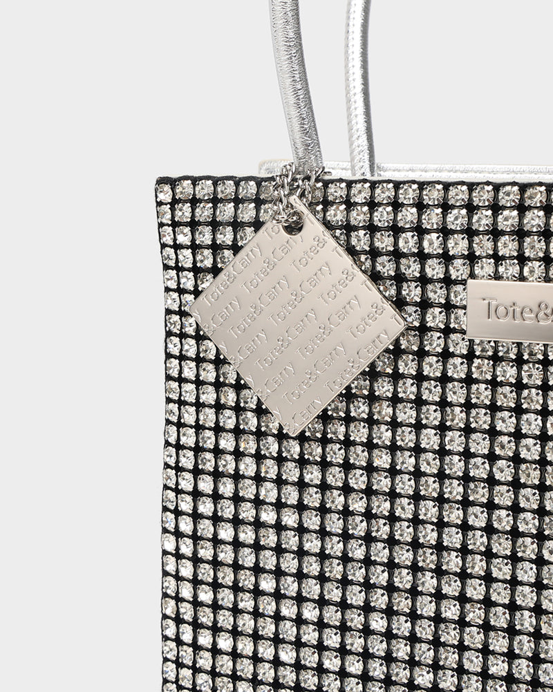 Stylish Silver Glitter Shoulder Bag for Women - Perfect for Parties, Weddings & Night Out