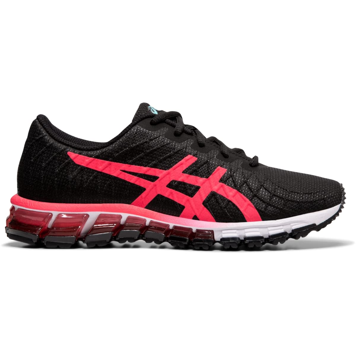ASICS Women's GEL-Quantum 180 4 Running Shoes - Size 5 - Black/Laser Pink - Lightweight Cushioned Sneakers for Jogging, Gym Workouts & Everyday Wear