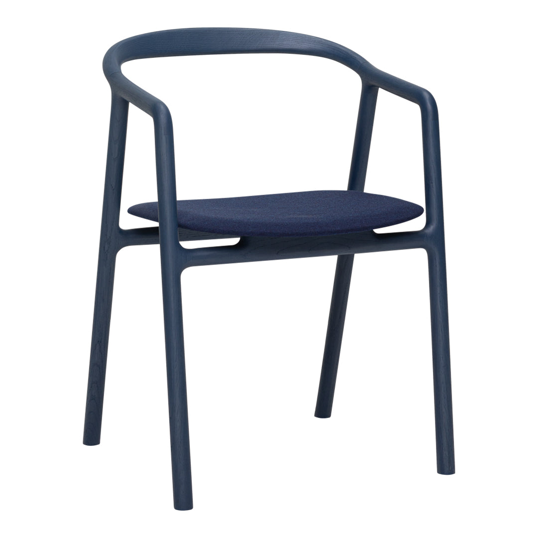 Brioni Modern Side Chair - Sturdy Wooden Dining Chair with Upholstered Seat - Perfect for Kitchen, Dining Room, and Office Use