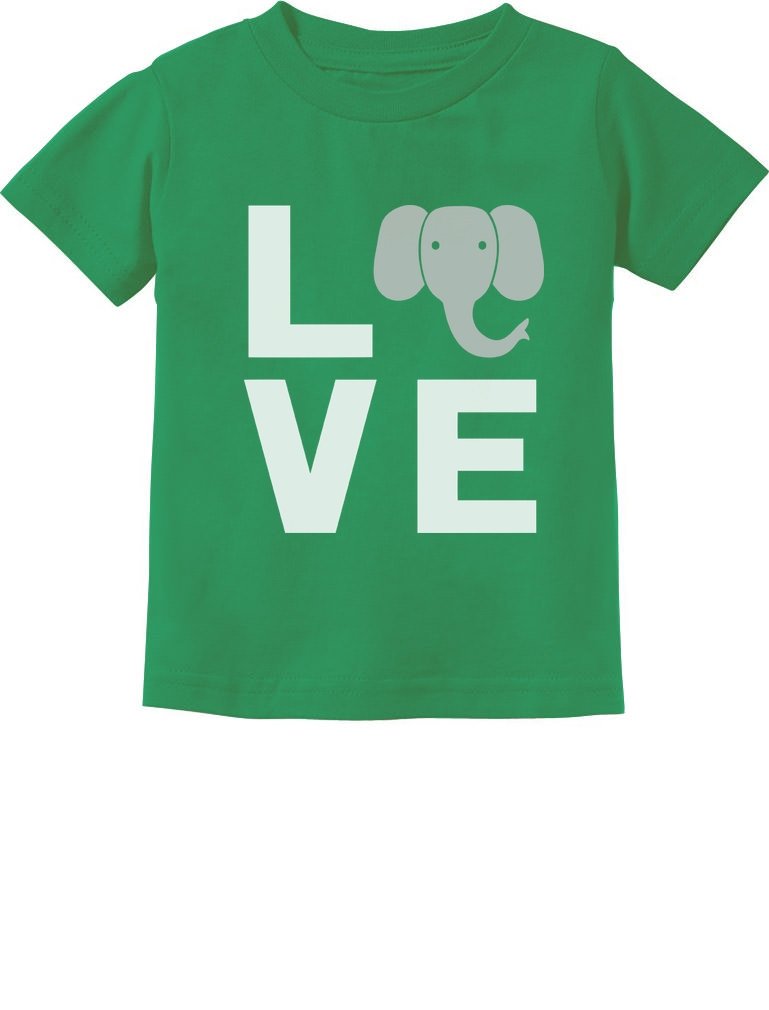 TeeStars - Cute Elephant Graphic Toddler T-Shirt for Kids | Soft Cotton Tee with 'Be Nice to Elephants' Message | Perfect for Playdates, School & Animal Lovers